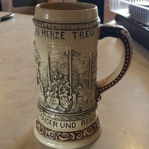 Authentic German beer stein